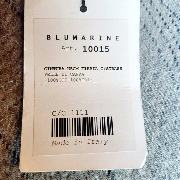 New BLUMARINE Italy Genuine leather 2\
